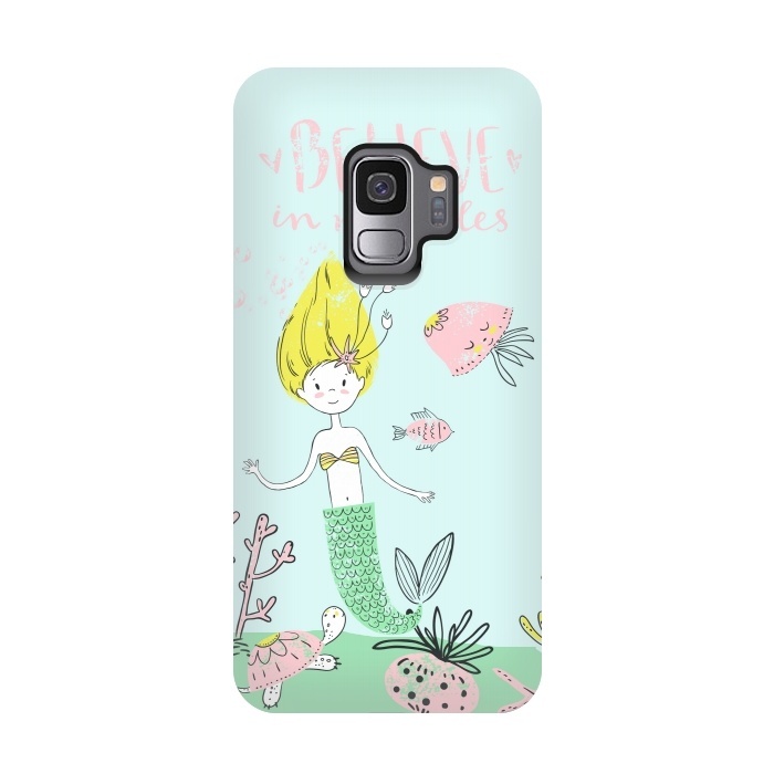 Galaxy S9 StrongFit Believe in mermaids by  Utart