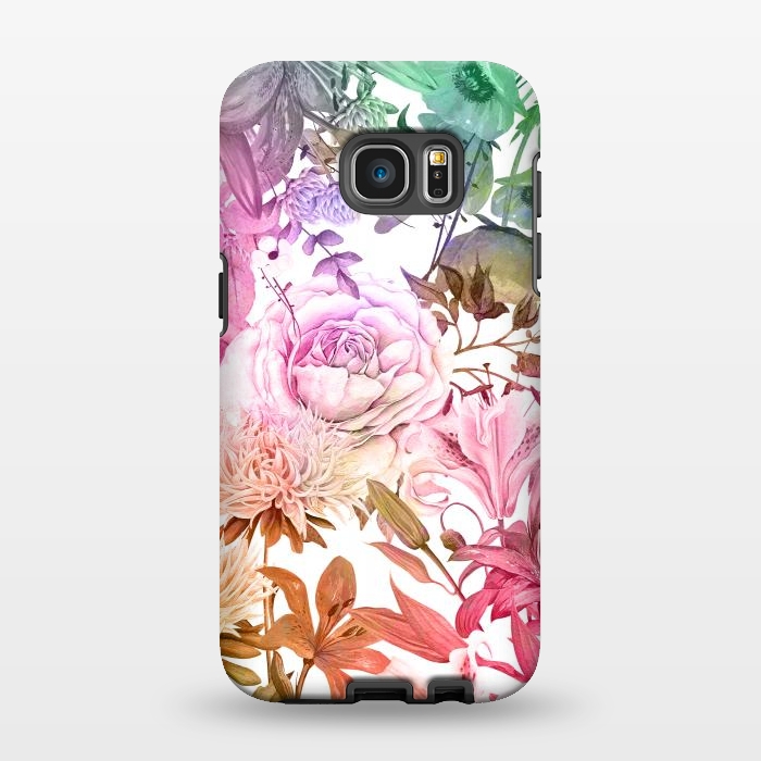 Galaxy S7 EDGE StrongFit Floral Market by Creativeaxle