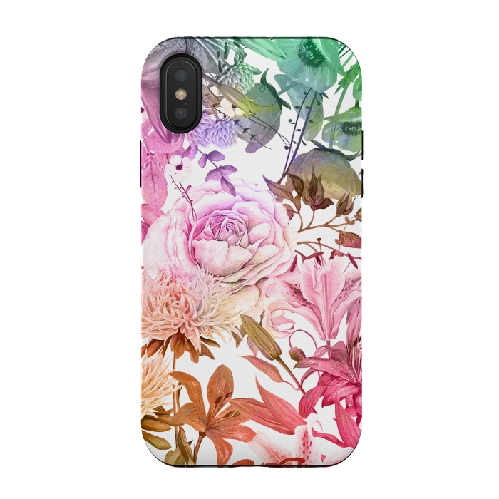 iPhone Xs / X StrongFit Floral Market by Creativeaxle