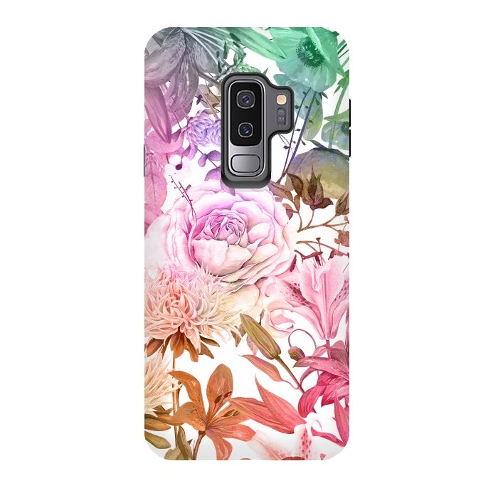 Galaxy S9 plus StrongFit Floral Market by Creativeaxle