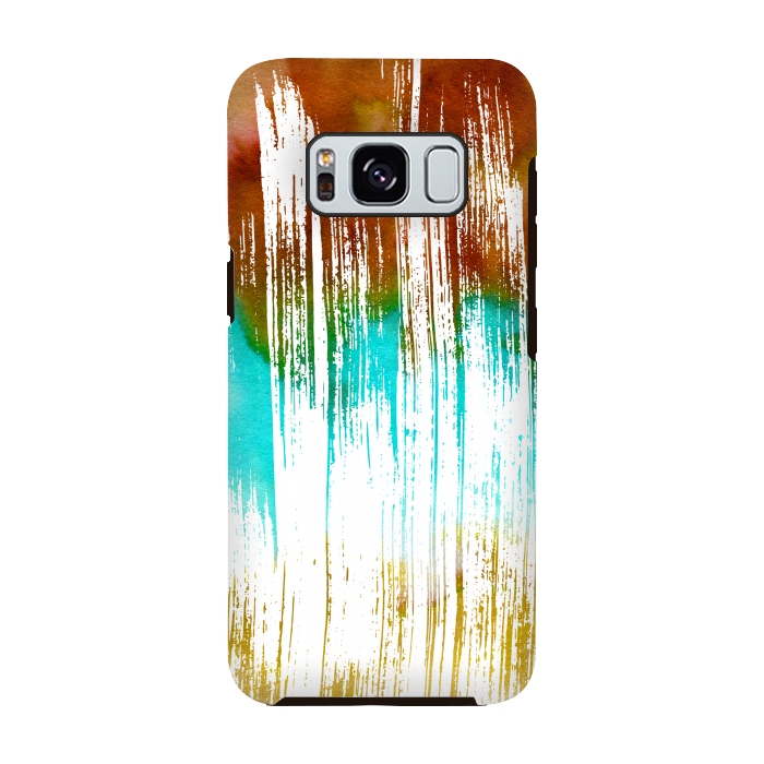 Galaxy S8 StrongFit Watercolor Scratches by Creativeaxle