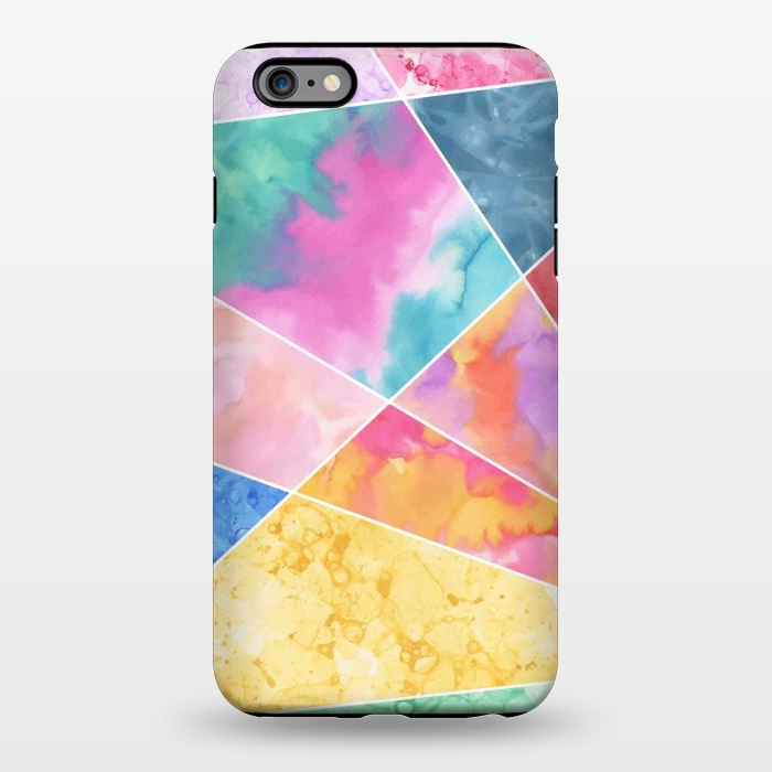 iPhone 6/6s plus StrongFit Watercolor Geometric by Creativeaxle