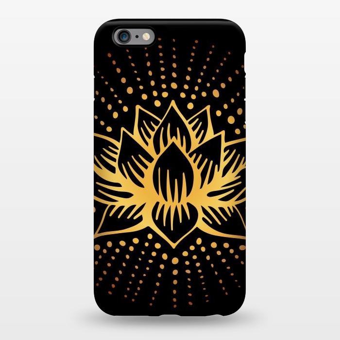 iPhone 6/6s plus StrongFit Golden Lotus Mandala by Majoih