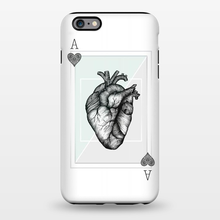 iPhone 6/6s plus StrongFit Ace of Hearts by Barlena