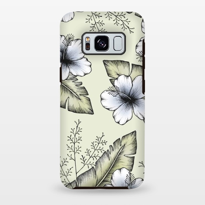 Galaxy S8 plus StrongFit Tropical Blush by Barlena