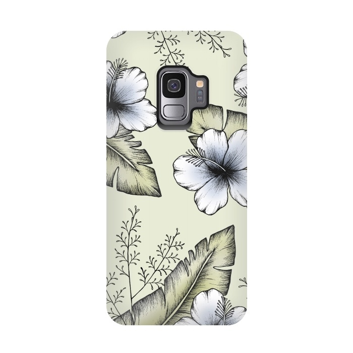 Galaxy S9 StrongFit Tropical Blush by Barlena