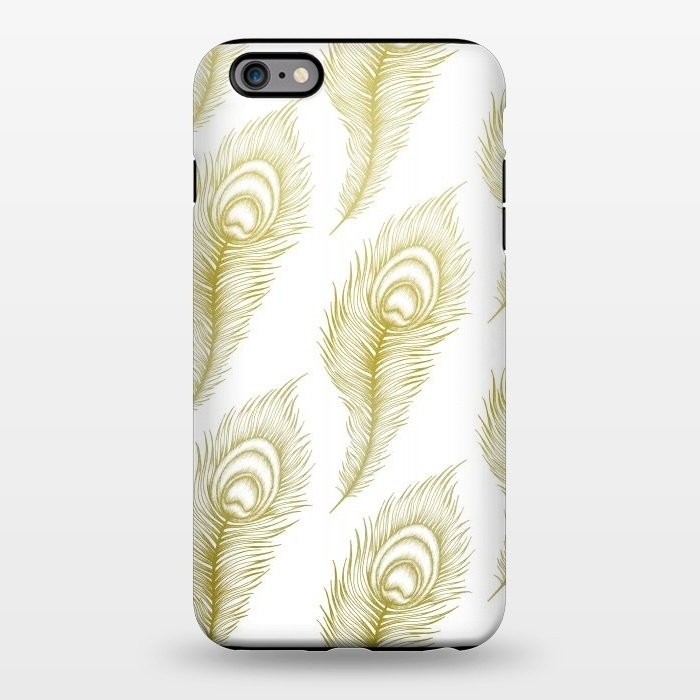 iPhone 6/6s plus StrongFit Peacock Feathers by Barlena