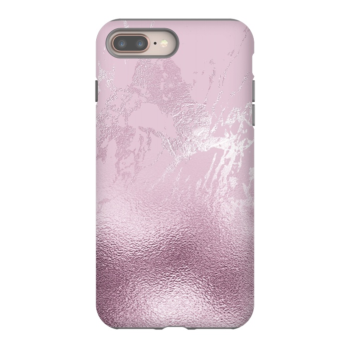 iPhone 7 plus StrongFit Blush Marble and Glitter by  Utart