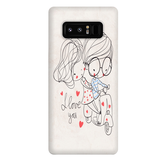 Galaxy Note 8 StrongFit Couple Love by Joanna Vog