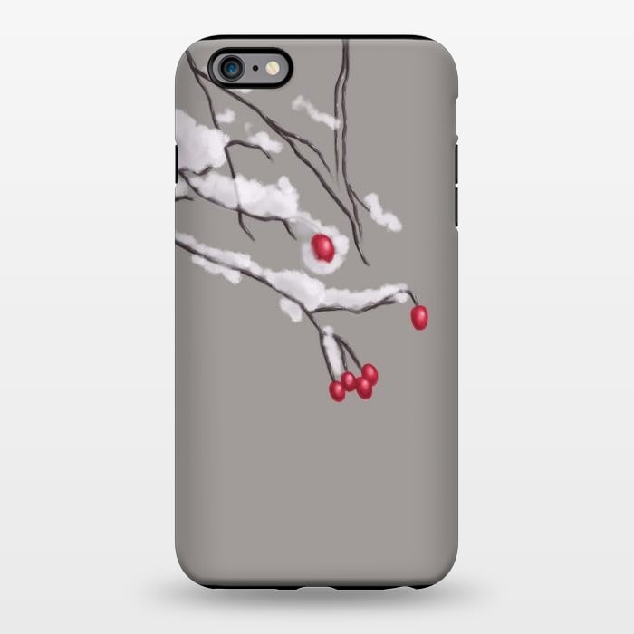 iPhone 6/6s plus StrongFit Winter Berries Branches Covered In Snow by Boriana Giormova