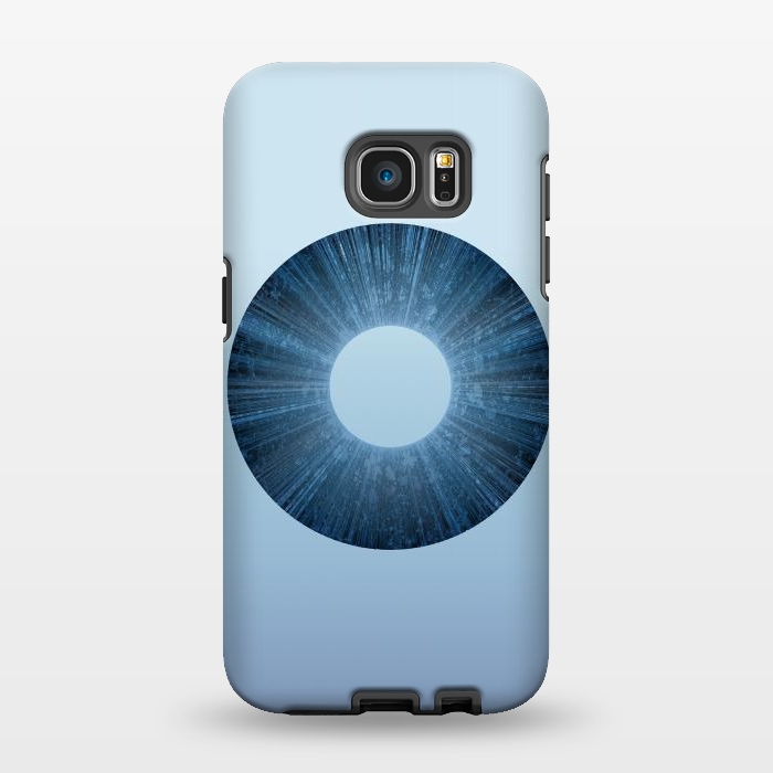 Galaxy S7 EDGE StrongFit Blue Iris Object by Andrea Haase