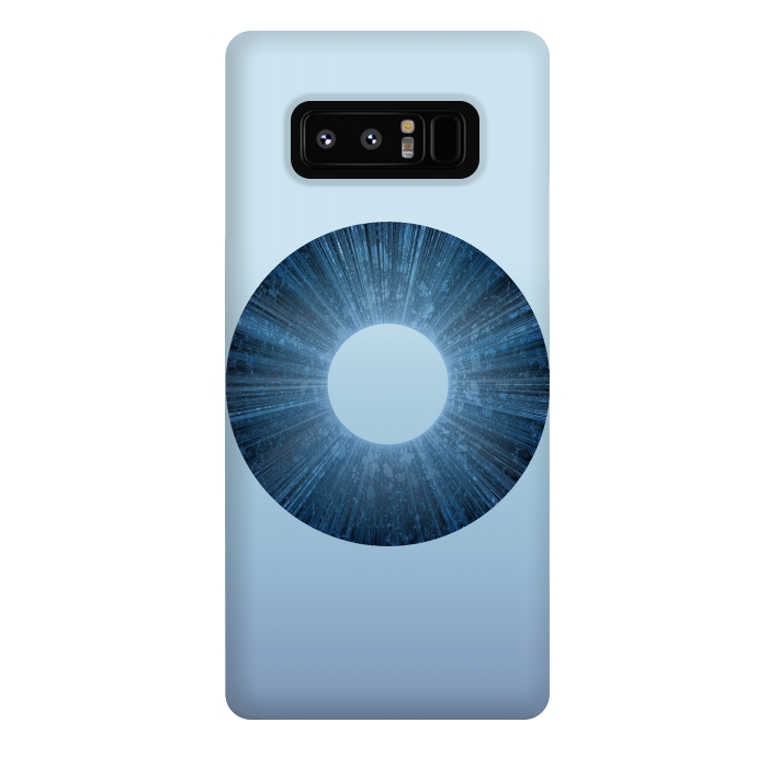 Galaxy Note 8 StrongFit Blue Iris Object by Andrea Haase