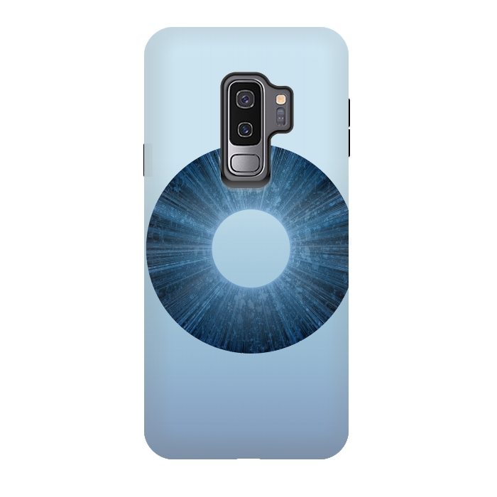Galaxy S9 plus StrongFit Blue Iris Object by Andrea Haase