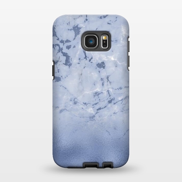 Galaxy S7 EDGE StrongFit Freshness - Blue Marble Glitter  by  Utart