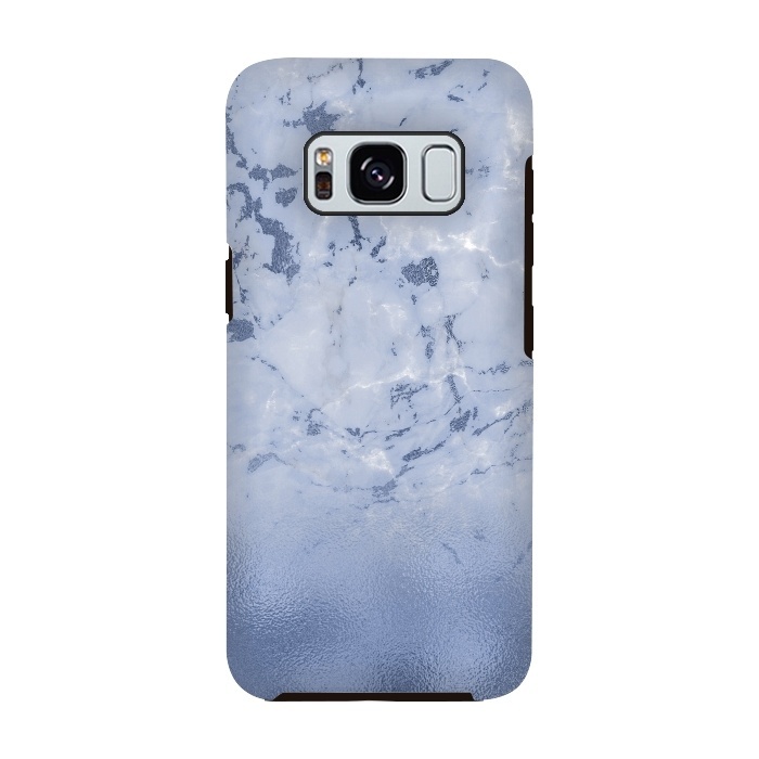 Galaxy S8 StrongFit Freshness - Blue Marble Glitter  by  Utart