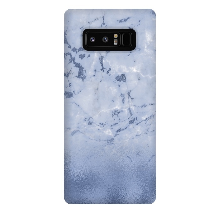 Galaxy Note 8 StrongFit Freshness - Blue Marble Glitter  by  Utart