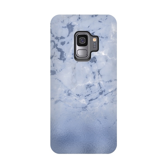 Galaxy S9 StrongFit Freshness - Blue Marble Glitter  by  Utart