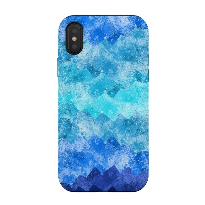 iPhone Xs / X StrongFit The blue sea waves by Steve Wade (Swade)