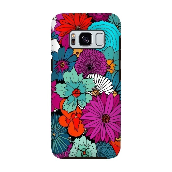Galaxy S8 StrongFit Bunch of flowers by Steve Wade (Swade)