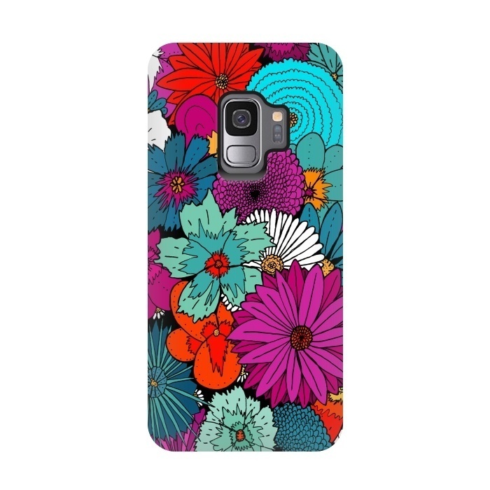 Galaxy S9 StrongFit Bunch of flowers by Steve Wade (Swade)