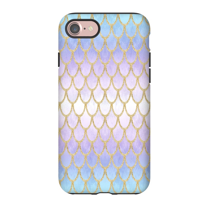 iPhone 7 StrongFit Pretty Mermaid Scales 06 by Angelika Parker