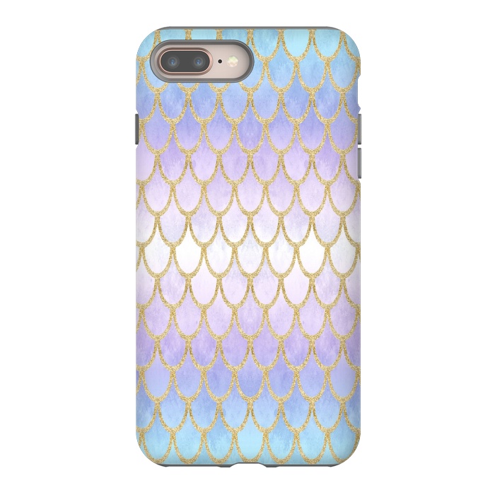 iPhone 7 plus StrongFit Pretty Mermaid Scales 06 by Angelika Parker
