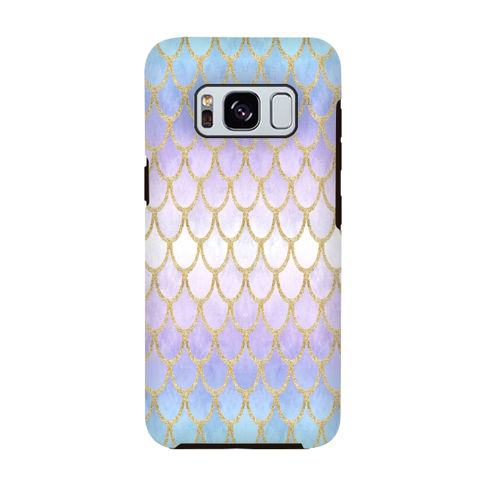 Galaxy S8 StrongFit Pretty Mermaid Scales 06 by Angelika Parker