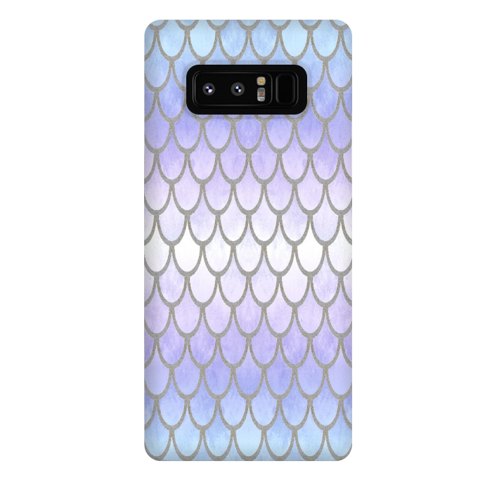 Galaxy Note 8 StrongFit Pretty Mermaid Scales 01 by Angelika Parker