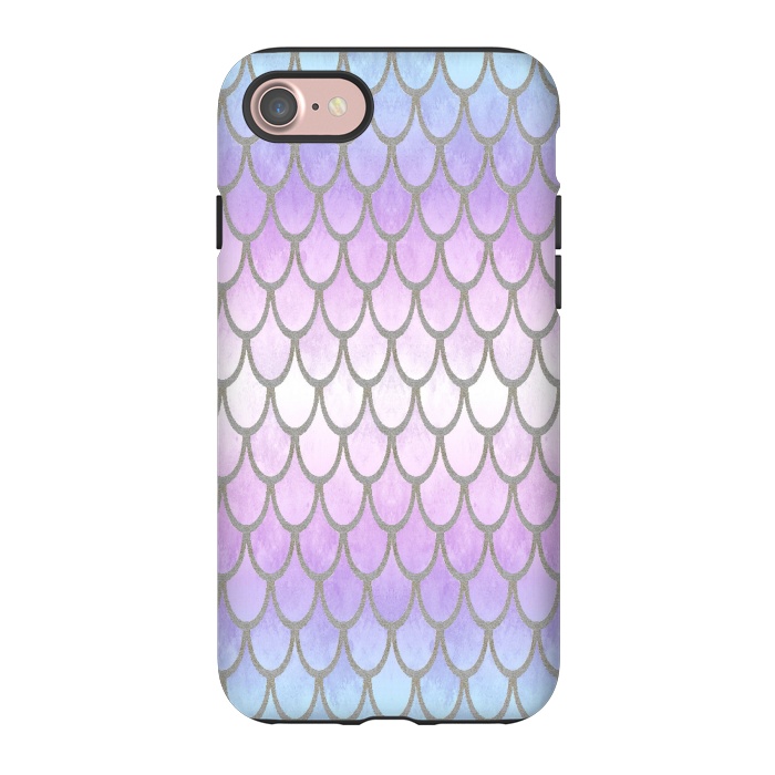 iPhone 7 StrongFit Pretty Mermaid Scales 02 by Angelika Parker