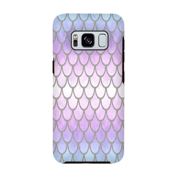 Galaxy S8 StrongFit Pretty Mermaid Scales 02 by Angelika Parker