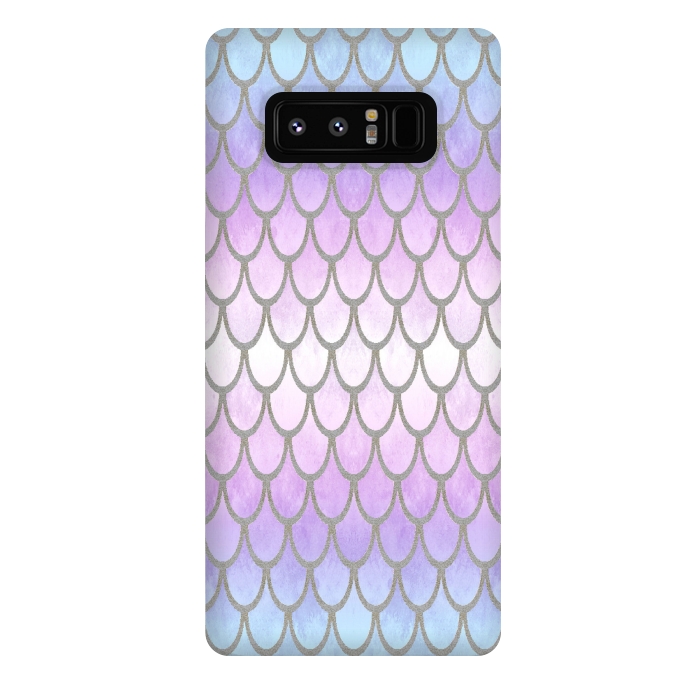 Galaxy Note 8 StrongFit Pretty Mermaid Scales 02 by Angelika Parker