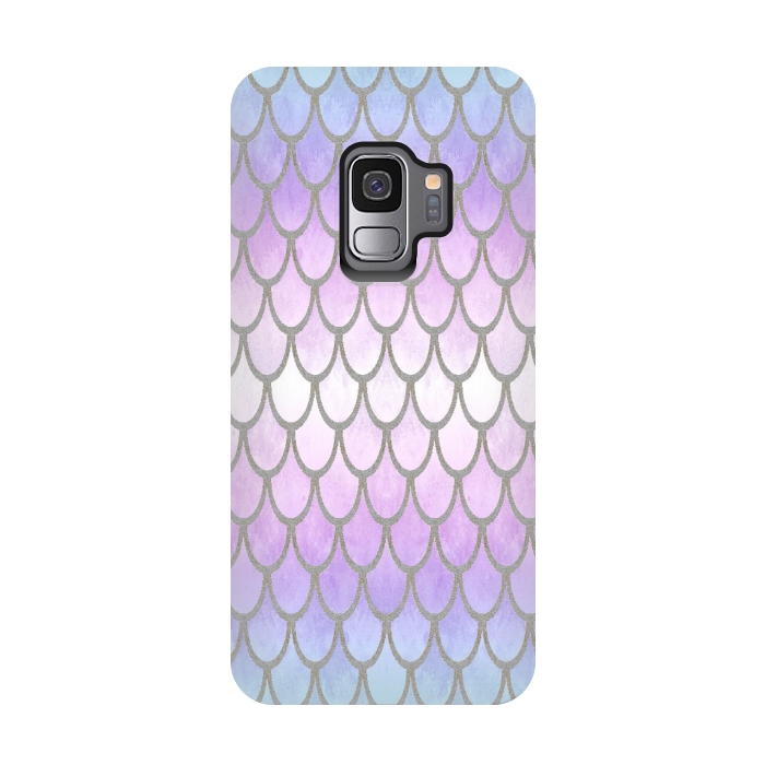 Galaxy S9 StrongFit Pretty Mermaid Scales 02 by Angelika Parker