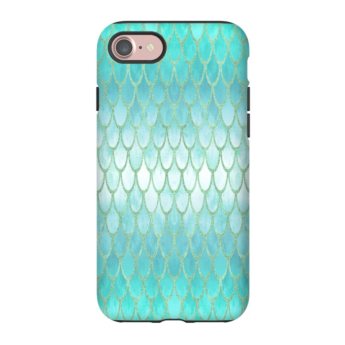 iPhone 7 StrongFit Pretty Mermaid Scales 03 by Angelika Parker