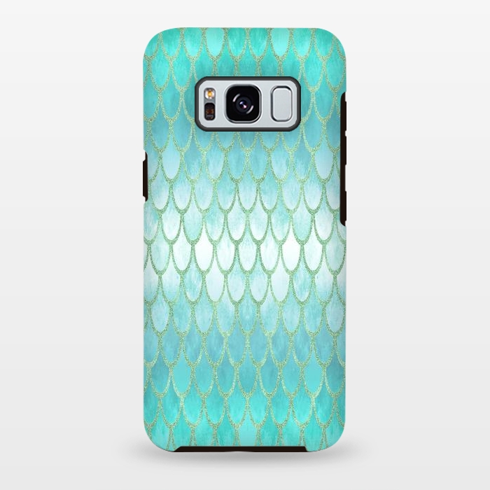 Galaxy S8 plus StrongFit Pretty Mermaid Scales 03 by Angelika Parker