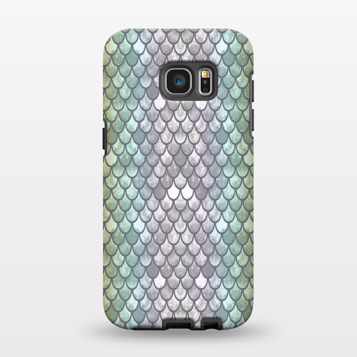 Galaxy S7 EDGE StrongFit New Mermaid Scales  by Angelika Parker