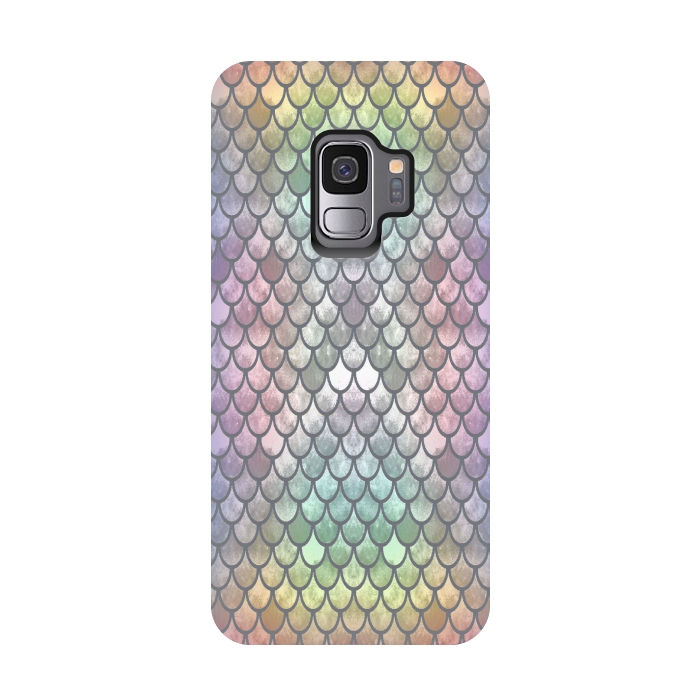 Galaxy S9 StrongFit Pretty Mermaid Scales 26 by Angelika Parker