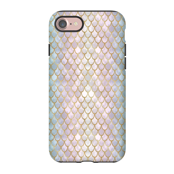 iPhone 7 StrongFit Pretty Mermaid Scales 22 by Angelika Parker