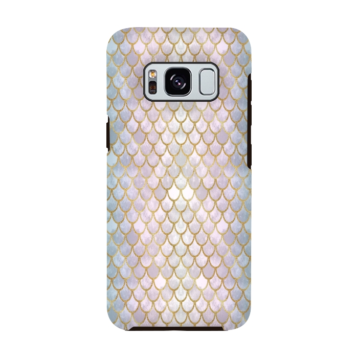 Galaxy S8 StrongFit Pretty Mermaid Scales 22 by Angelika Parker