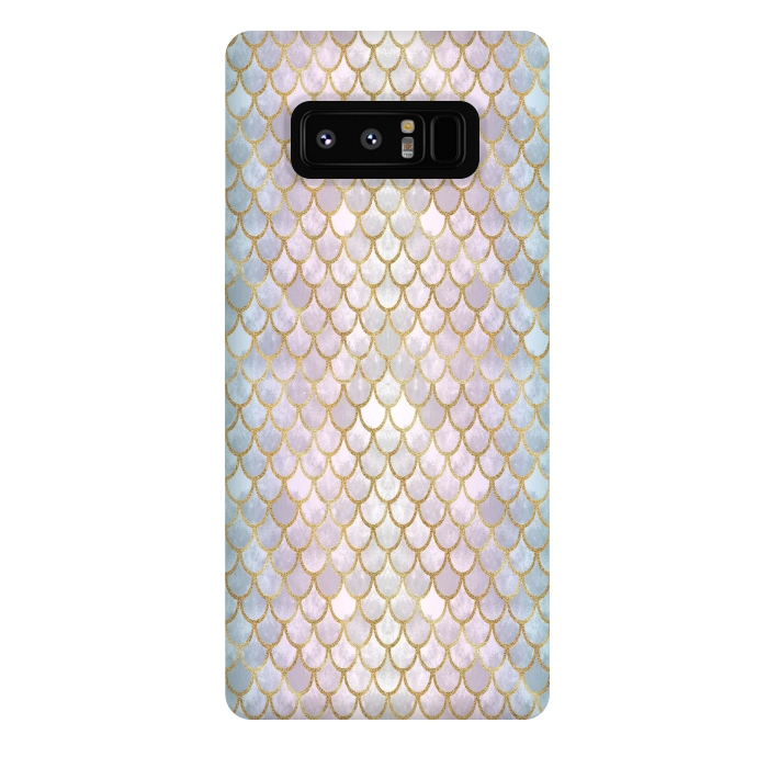Galaxy Note 8 StrongFit Pretty Mermaid Scales 22 by Angelika Parker