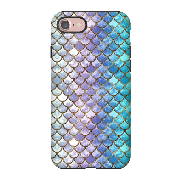 iPhone 7 StrongFit Pretty Mermaid Scales 38 by Angelika Parker