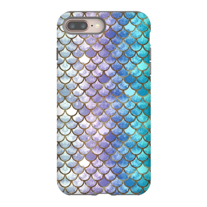 iPhone 7 plus StrongFit Pretty Mermaid Scales 38 by Angelika Parker