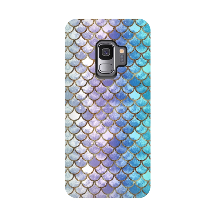 Galaxy S9 StrongFit Pretty Mermaid Scales 38 by Angelika Parker