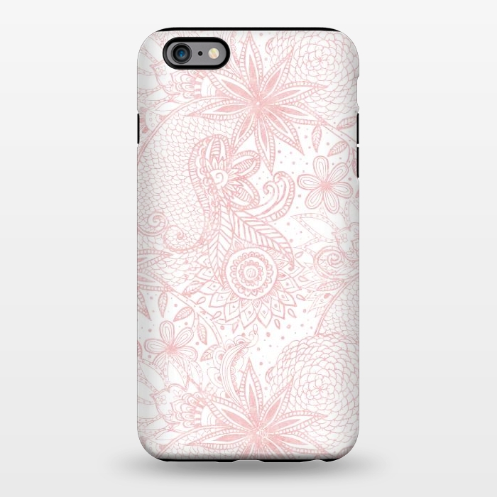 iPhone 6/6s plus StrongFit Boho chic floral henna mandala image by InovArts