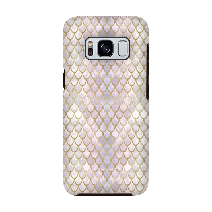Galaxy S8 StrongFit Pretty Mermaid Scales 40 by Angelika Parker