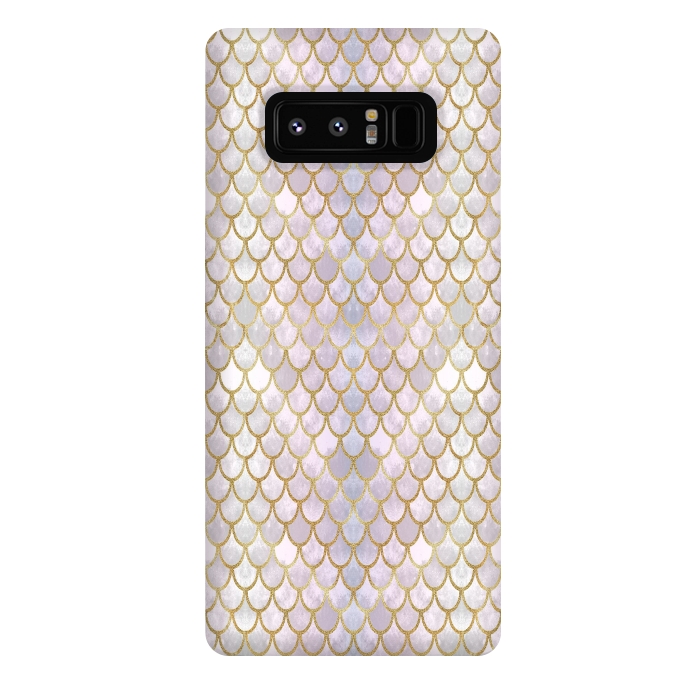 Galaxy Note 8 StrongFit Pretty Mermaid Scales 40 by Angelika Parker