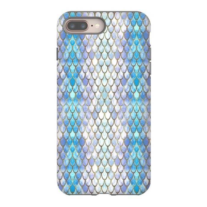 iPhone 7 plus StrongFit Pretty Mermaid Scales 41 by Angelika Parker