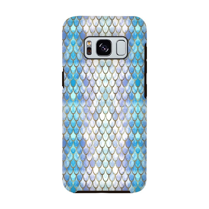 Galaxy S8 StrongFit Pretty Mermaid Scales 41 by Angelika Parker