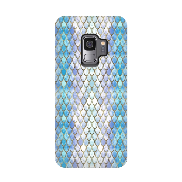 Galaxy S9 StrongFit Pretty Mermaid Scales 41 by Angelika Parker