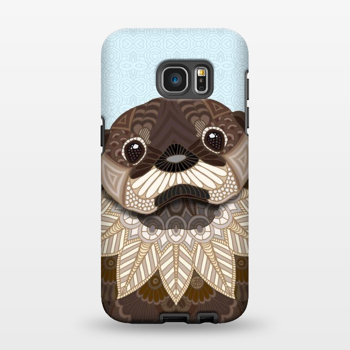 Galaxy S7 EDGE StrongFit Otterly Cute by Angelika Parker