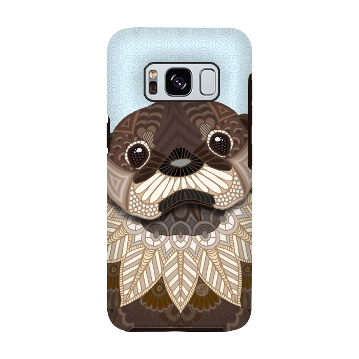 Galaxy S8 StrongFit Otterly Cute by Angelika Parker